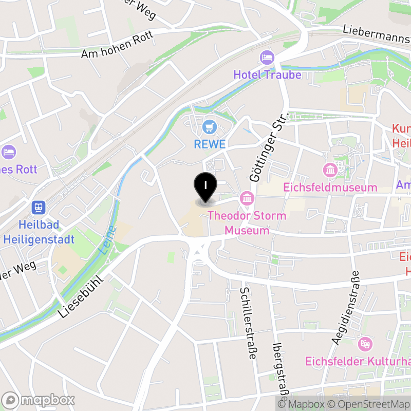 Kartenausschnitt:Bergschule St. Elisabeth Katholische berufsbildende Schule