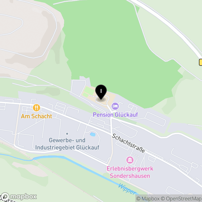 Kartenausschnitt:Staatliches Berufsschulzentrum Kyffhäuserkreis