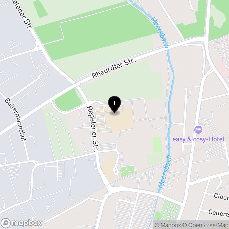 Kartenausschnitt:Berufskolleg für Technik Moers des Kreises Wesel