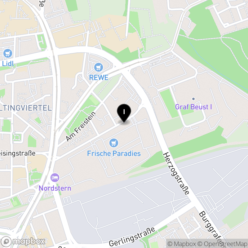 Kartenausschnitt:Berufskolleg Fleischerhandwerk