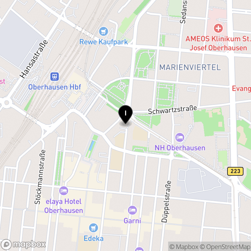 Kartenausschnitt:Hans-Böckler-Berufskolleg