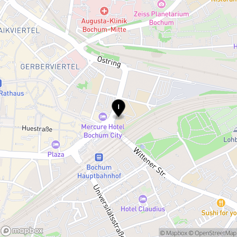 Kartenausschnitt:Walter-Gropius-Berufskolleg Technische Schule Bochum