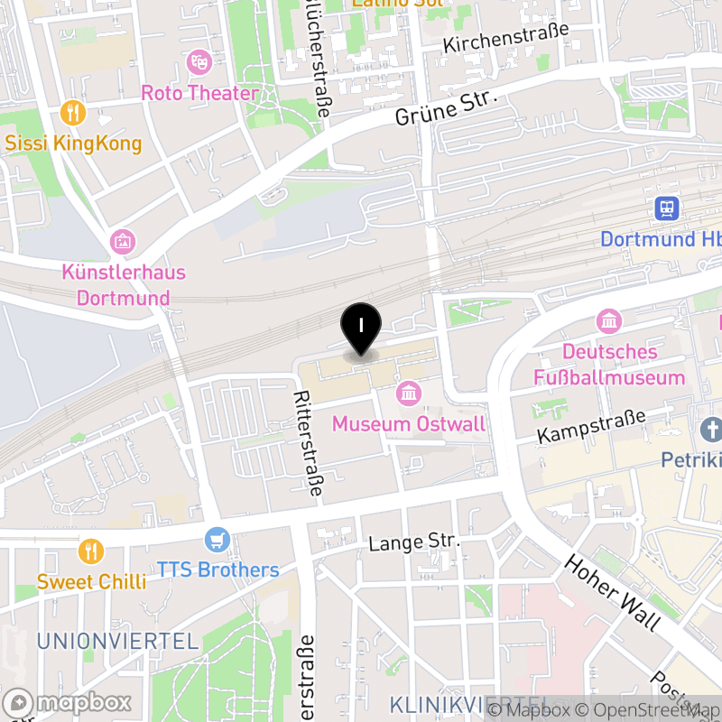 Kartenausschnitt:Robert-Schuman-Berufskolleg der Stadt Dortmund