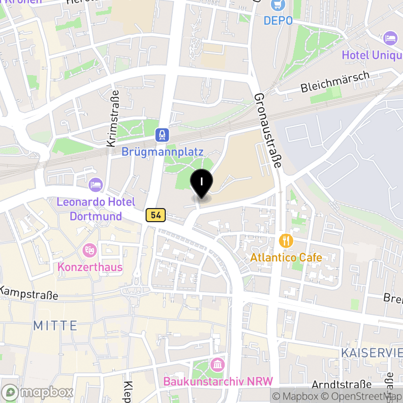 Kartenausschnitt:Karl-Schiller-Berufskolleg Dortmund