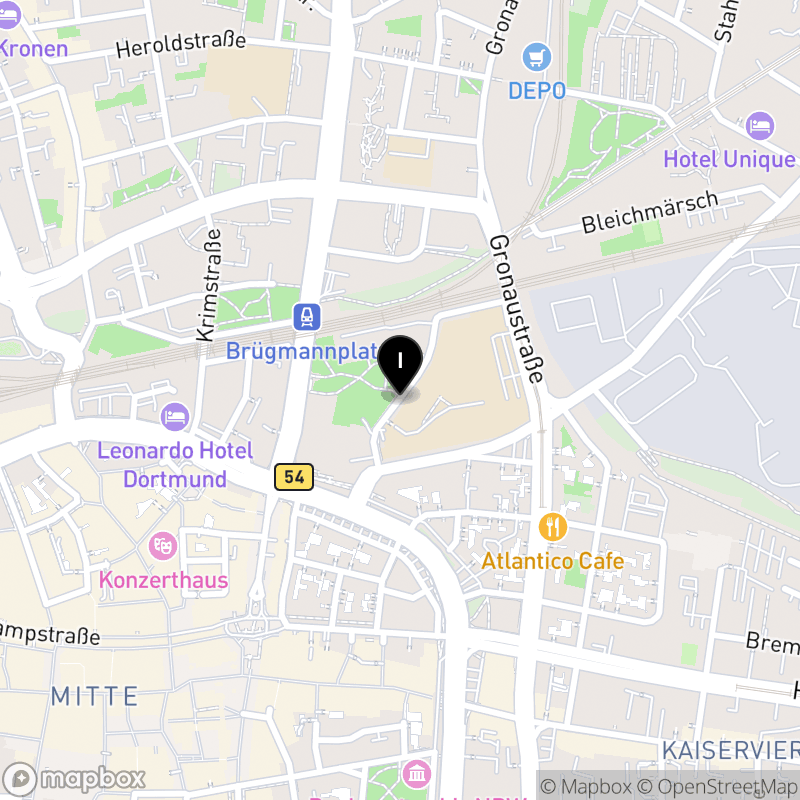 Kartenausschnitt:Fritz-Henßler-Berufskolleg Dortmund