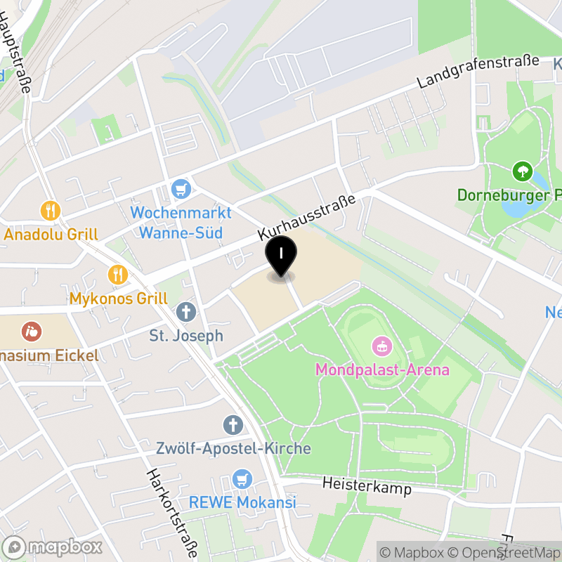 Kartenausschnitt:Emschertal-Berufskolleg Herne