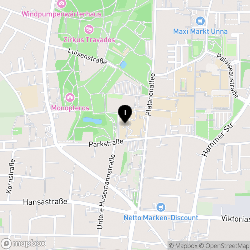 Kartenausschnitt:Märkisches Berufskolleg Unna