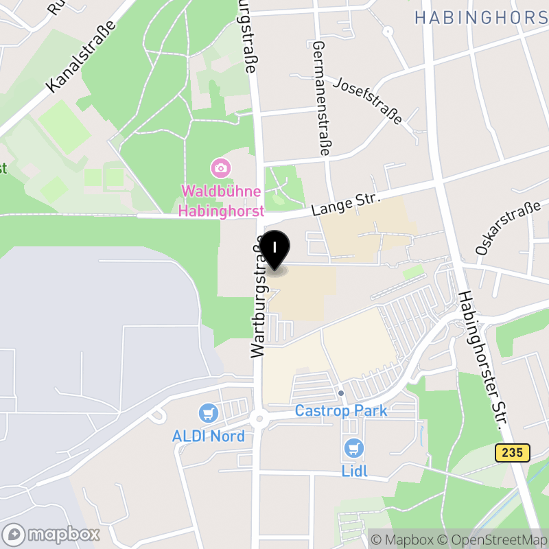 Kartenausschnitt:Berufskolleg Castrop-Rauxel