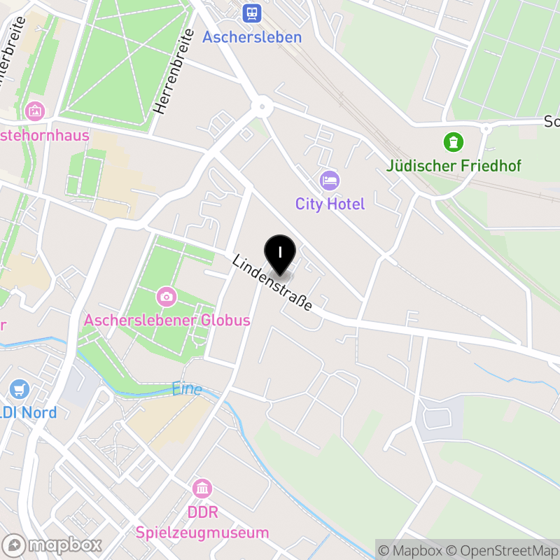 Kartenausschnitt:Staatlich anerkannte Pflegeschule Aschersleben der IWK gemeinnützige GmbH