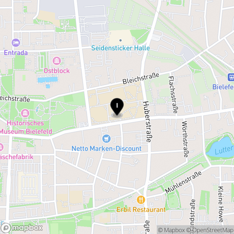 Kartenausschnitt:Carl-Severing-Berufskolleg für Handwerk und Technik Bielefeld