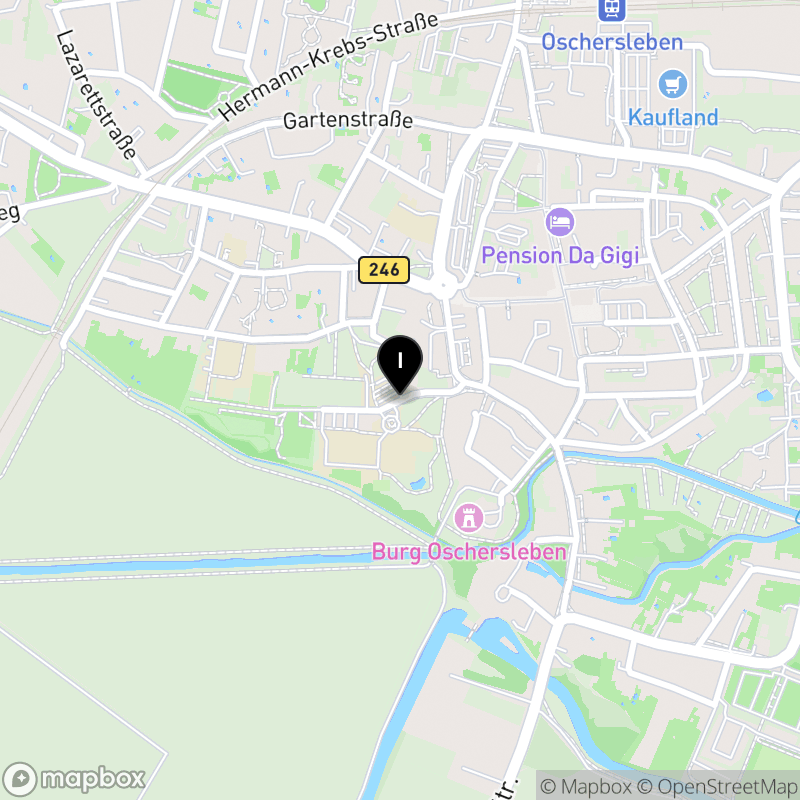 Kartenausschnitt:Berufsbildende Schulen Oschersleben des Landkreises Börde Europaschule