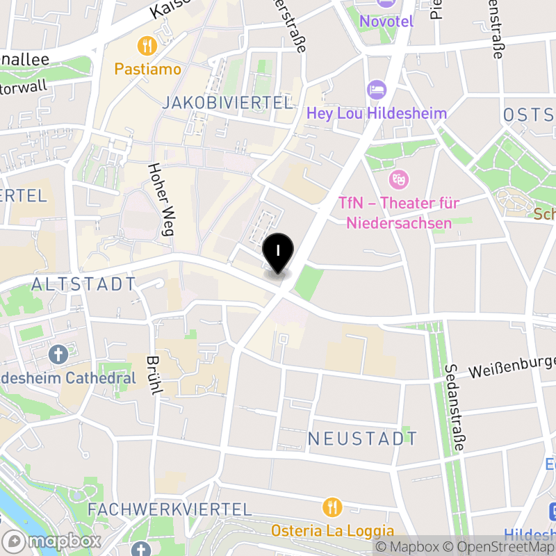 Kartenausschnitt:Buhmann-Schule Hildesheim