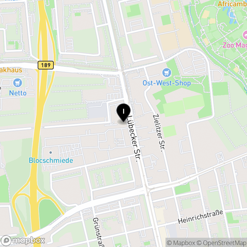 Kartenausschnitt:Staatlich anerkannte Pflegeschule Magdeburg im Bildungszentrum für Gesundheitsberufe