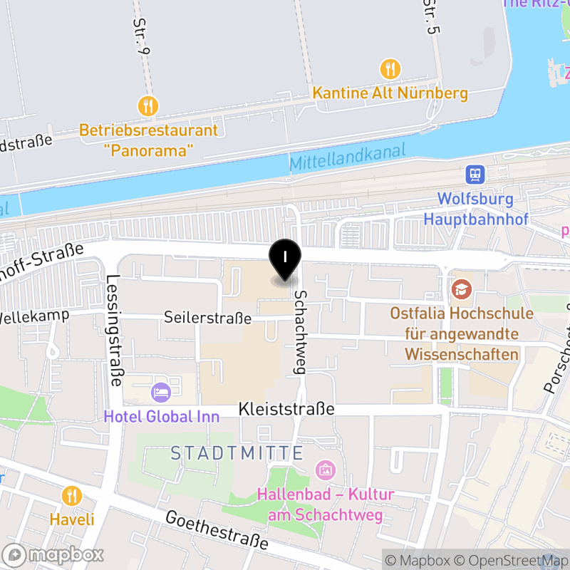 Kartenausschnitt:Berufsbildende Schulen Wolfsburg Carl-Hahn-Schule 