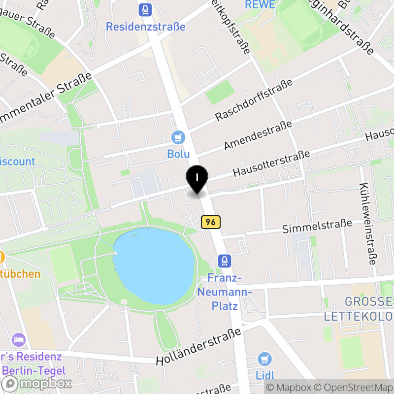 Kartenausschnitt:Grone - Bildungszentren Berlin GmbH - gemeinnützig
