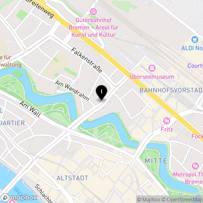 Kartenausschnitt:Private Berufsfachschule für Sozialpädagogische Assistenz, Dandelion Bildung GmbH