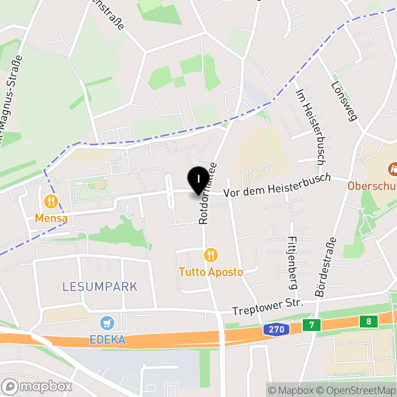 Kartenausschnitt:Private Pflegeschule Friedehorst, Berufsförderungswerk Friedehorst gGmbH