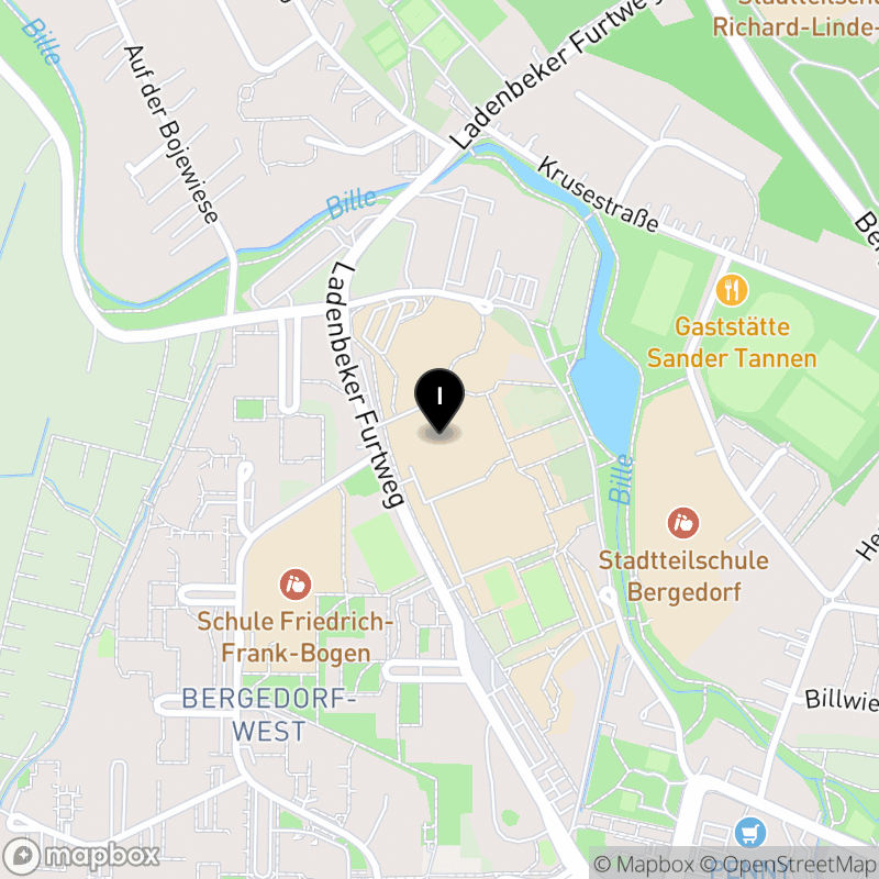 Kartenausschnitt:BS 07 - Berufliche Schule Wirtschaft, Verkehrstechnik und Berufsvorbereitung Bergedorf