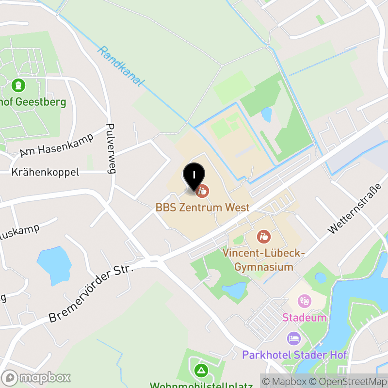 Kartenausschnitt:Berufsbildende Schulen II Stade