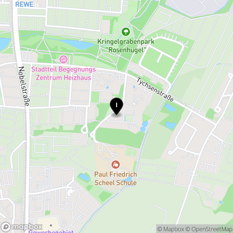 Kartenausschnitt:Pädagogisches Kolleg Rostock