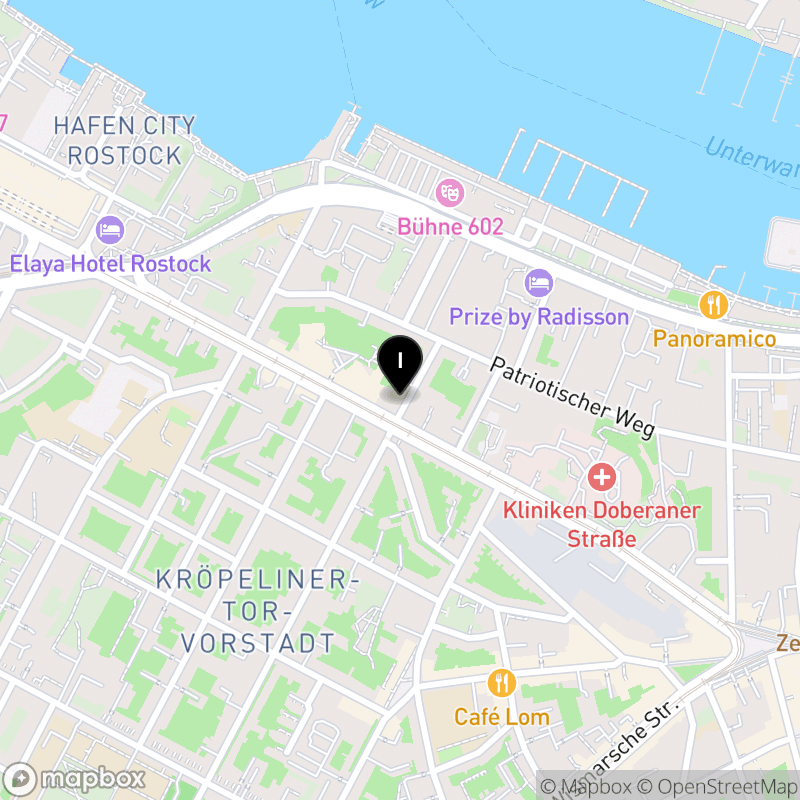 Kartenausschnitt:gfg Gesellschaft für Gesundheitsfachberufe gGmbH