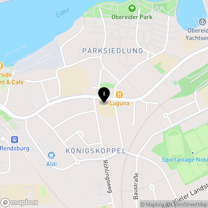 Kartenausschnitt:Berufsbildungszentrum Rendsburg-Eckernförde