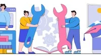 Illustrationen zu Online-Workshop, Berufsausbildung und Foto-Workshop