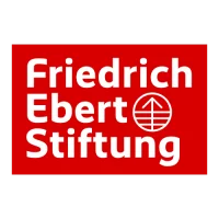 Das ist das rote Logo der Friedrich Ebert Stiftung.