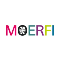 Das ist das bunte Logo von MOERFI.