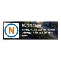 Das ist das Logo für die RENN.tage 2025.