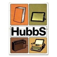 Ein Poster aus der HubbS-Kampagne, optisch angelehnt an eine Offsetdruck-Gebrauchsgrafik der 70er Jahre.