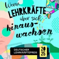 Poster des Deutschen Lehrkräftepreises 2025 