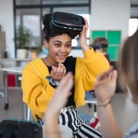 Bildung mit VR-Brille