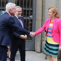 Sommer der Berufsausbildung: Jörg Dittrich, Holger Schwannecke, Karin Prien