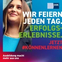 Plakatmotiv der bundesweiten IHK-Kampagne #könnenlernen