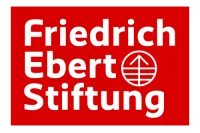 Das ist das rote Logo der Friedrich Ebert Stiftung.