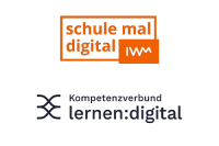 Logos von schule-mal-digital und Kompetenzverbund lernen:digital