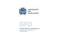 Logos der Universität des Saarlandes und des Gesellschaft für Fachdidaktik e.V.