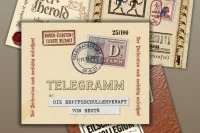 Telegramme aus einer anderen Zeit werben für HubbS