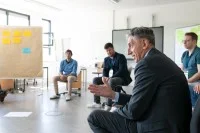 Pankraz Männlein beim Workshop auf der Fachtagung vom Pakt für berufliche Schulen