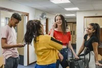 Jugendliche in der Schule