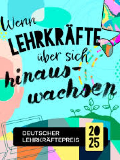 Poster des Deutschen Lehrkräftepreises 2025 