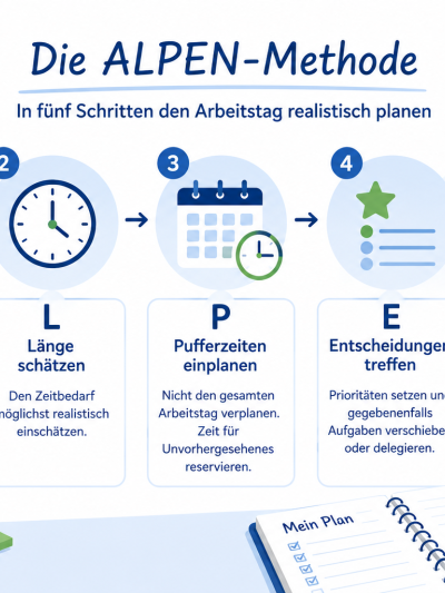 Grafische Darstellung der Alpenmethode