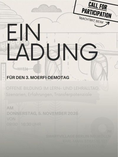 Einladung zum 3. MOERFI Demotag in Berlin